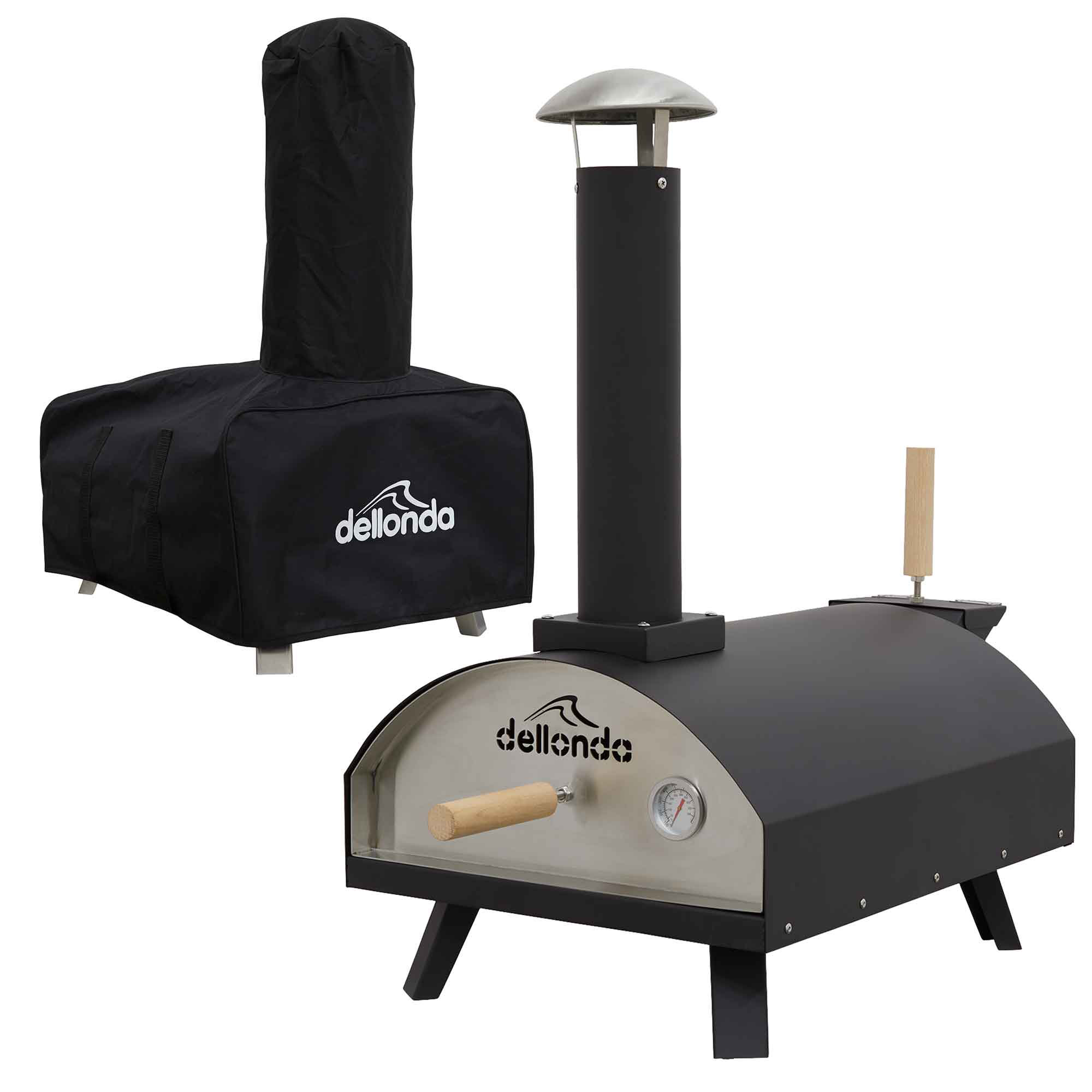 Dellonda Stainless Steel Countertop WoodBurning Pizza Oven Wayfair.co.uk
