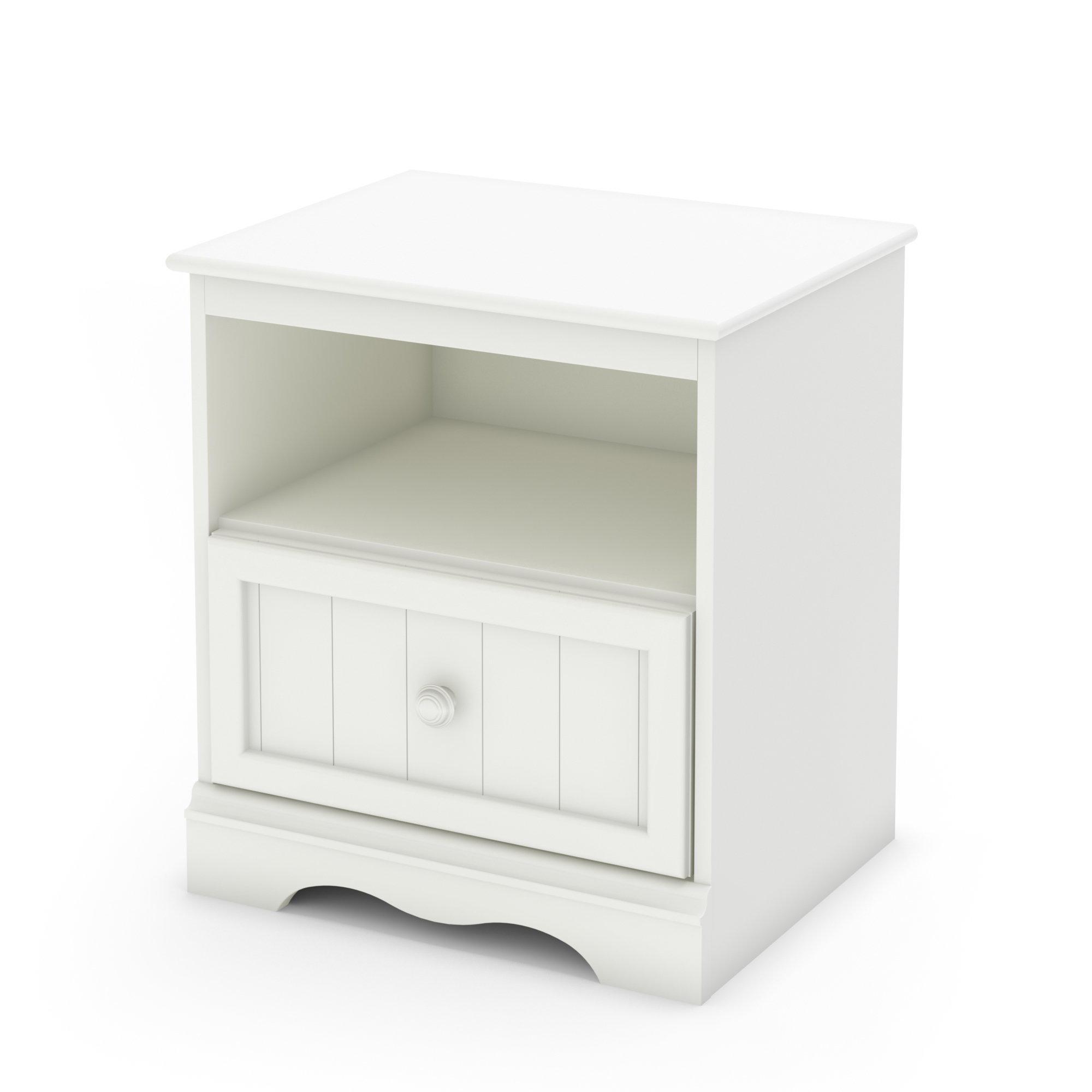 Childrens Youth Room 3 Pieces Set Cabinet 3-trg Bed Bedside Table White New 