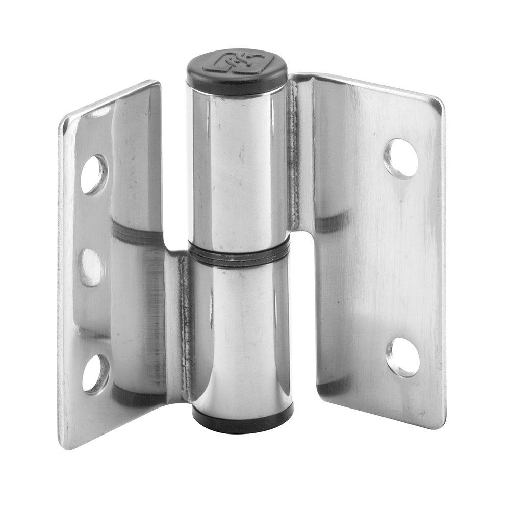 Sentry Supply Surface Mounted Hinge Set, L.H. IN/R.H. OUT, Satin