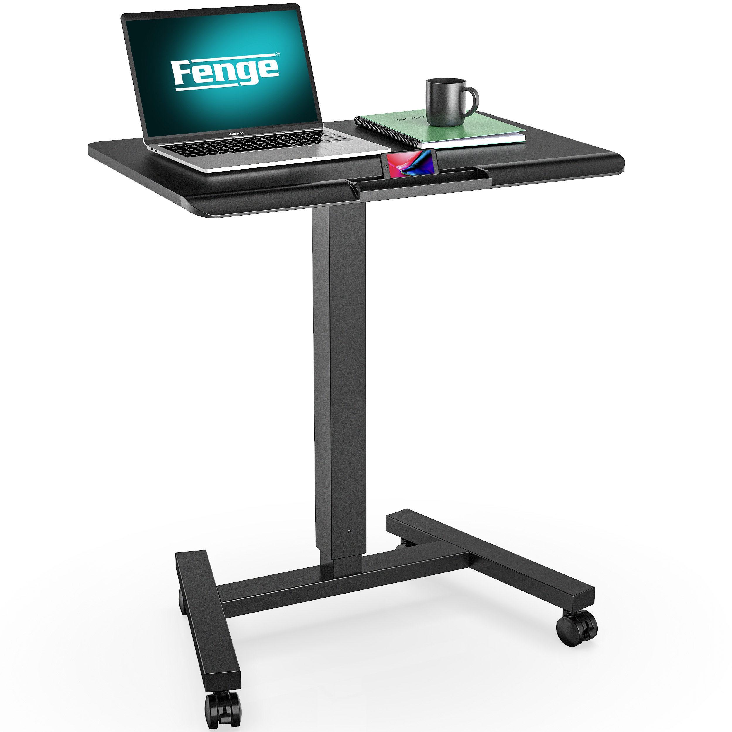 Fitueyes Fenge Mobile Standing Desk Height Adjustable Computer