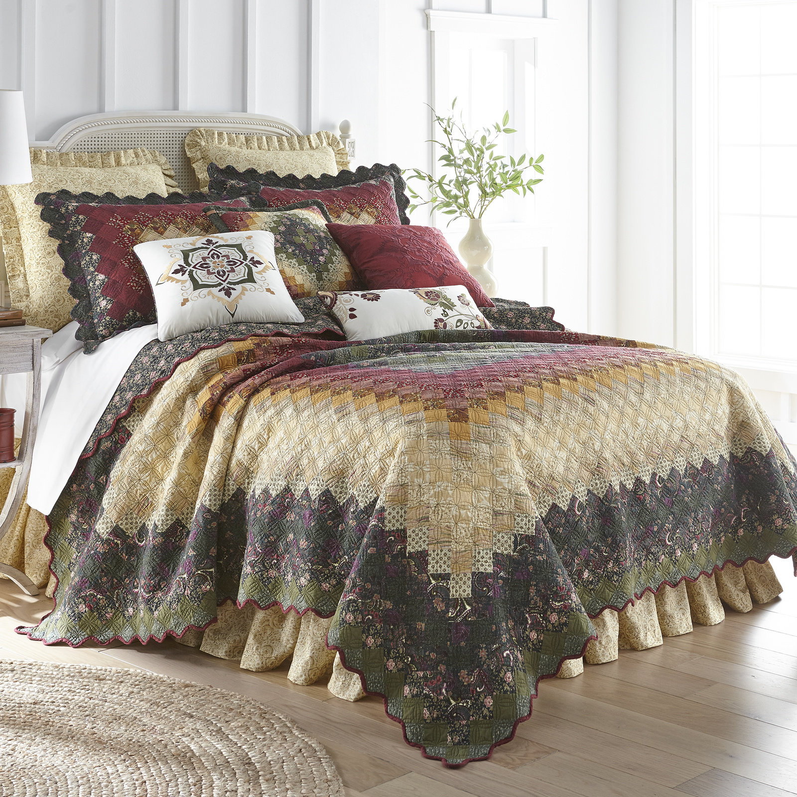 sage quilt king