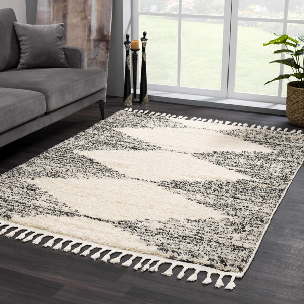 Small Large Beige Natural Shaggy Rugs Deep Living Room Rug Long Shaggy Runners 