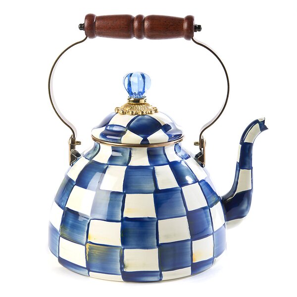 Alessi Ceramic Water Kettle Loose Tea Teapot Floral Teapot 