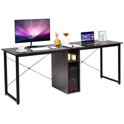 Ebern Designs Martin 79'' Desk & Reviews | Wayfair