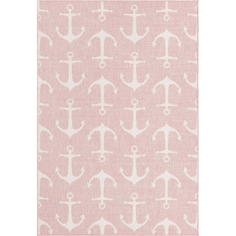 Sand & Stable Brentwood Pink Indoor/Outdoor Rug & Reviews | Wayfair