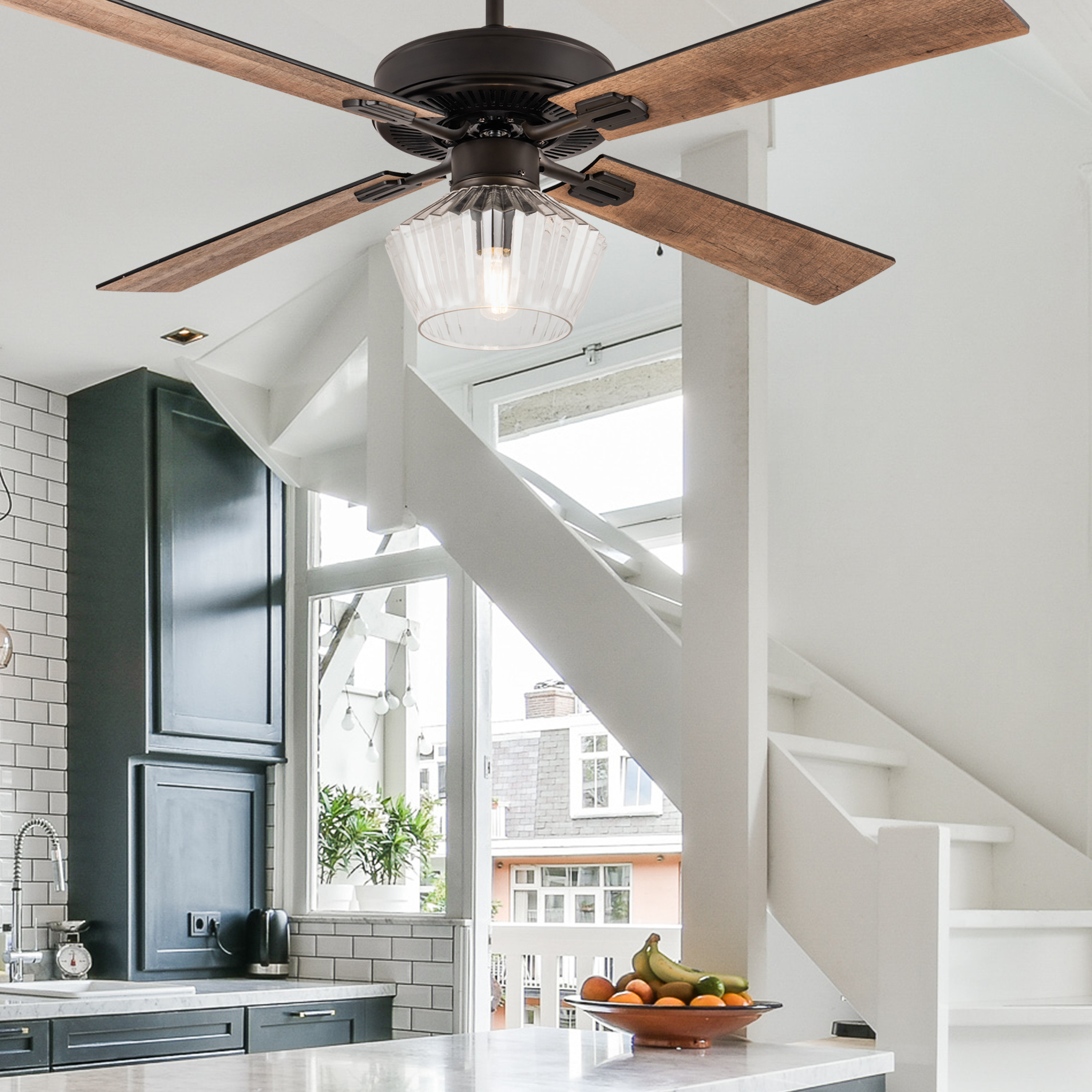 Beachcrest Home Drexel 52'' Ceiling Fan with Light Kit | Wayfair