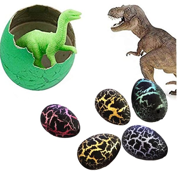 15" Dinosaur Model Lay Eggs Simulated Lighting Battery Kids Animal Toy Gift 