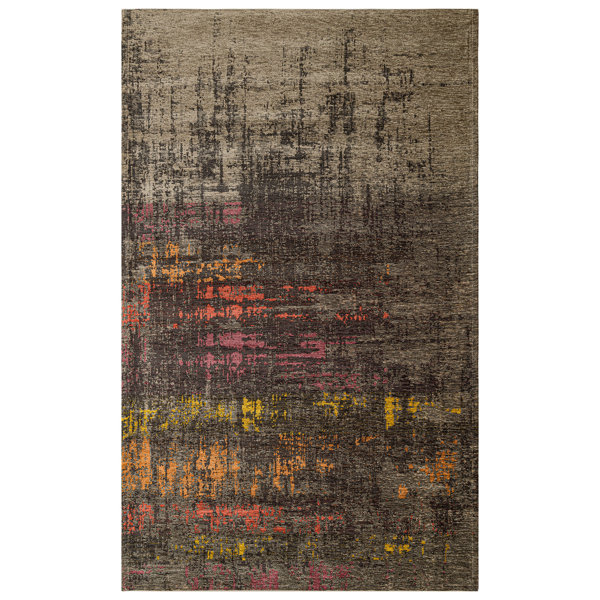 Williston Forge Hartlyn Black/Red/Yellow Rug | Wayfair.co.uk