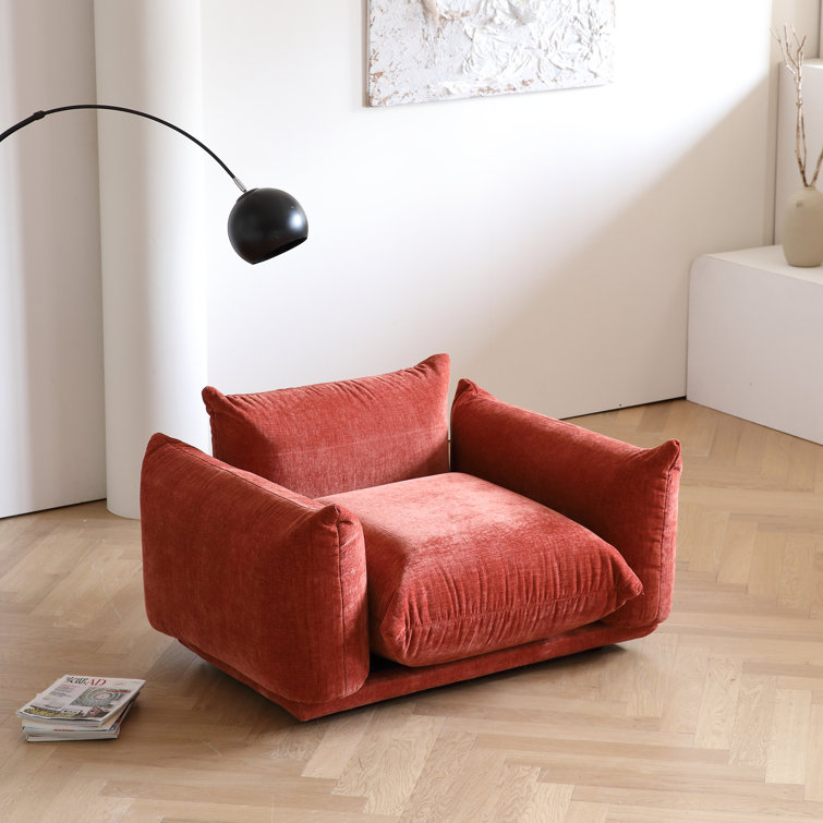 Ebern Designs Toupin 50.39'' Upholstered Single Sofa Wayfair