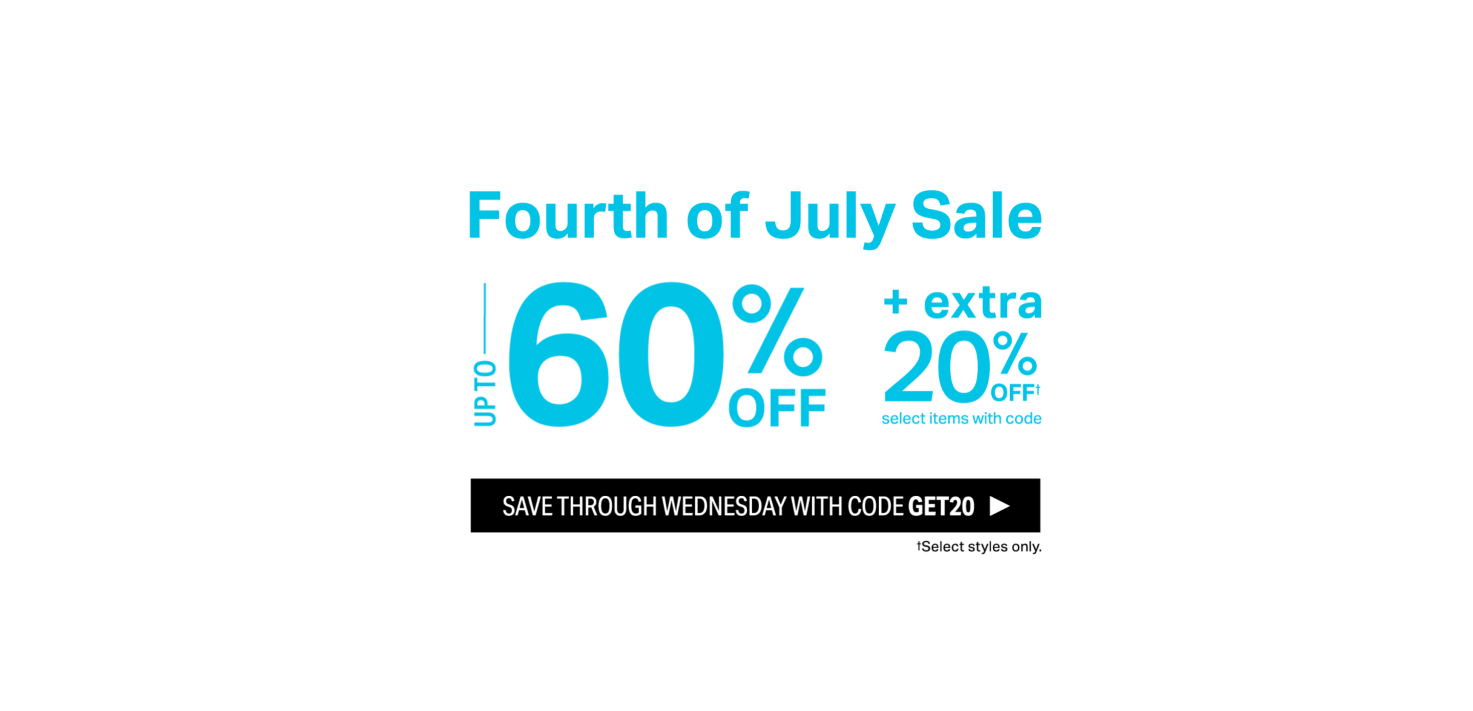 Fourth of July Sale
