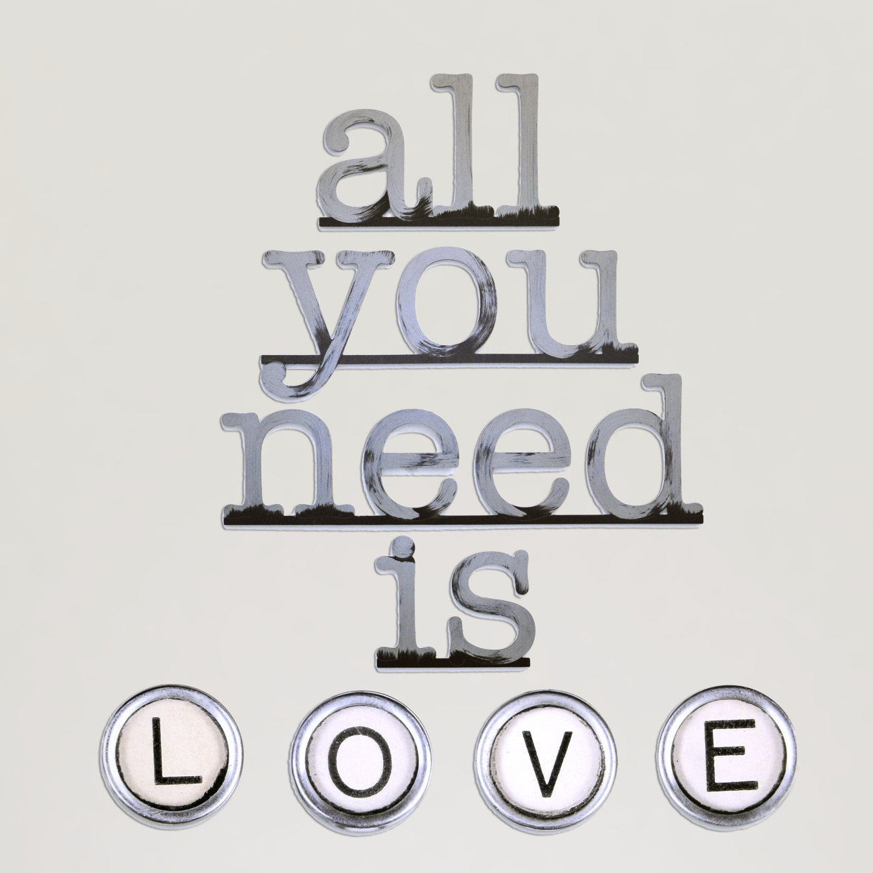 Letter2Word All You Need Is Love Wall Décor Wayfair