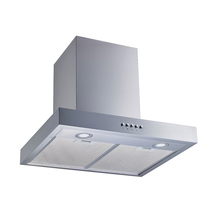 Baffle Filters and Touch Control Winflo New Elite 36 750 CFM 5 Speed Control Convertible Stainless Steel Wall Mount Range Hood with LED Lights 
