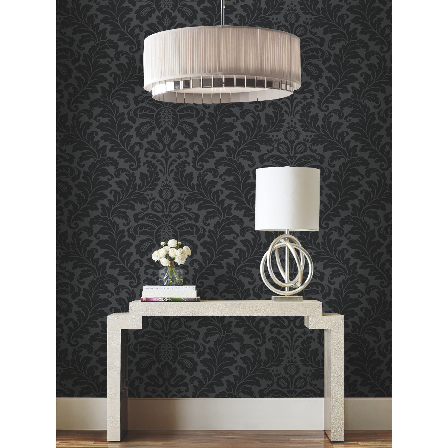 York Wallcoverings Damask Wallpaper Wayfair