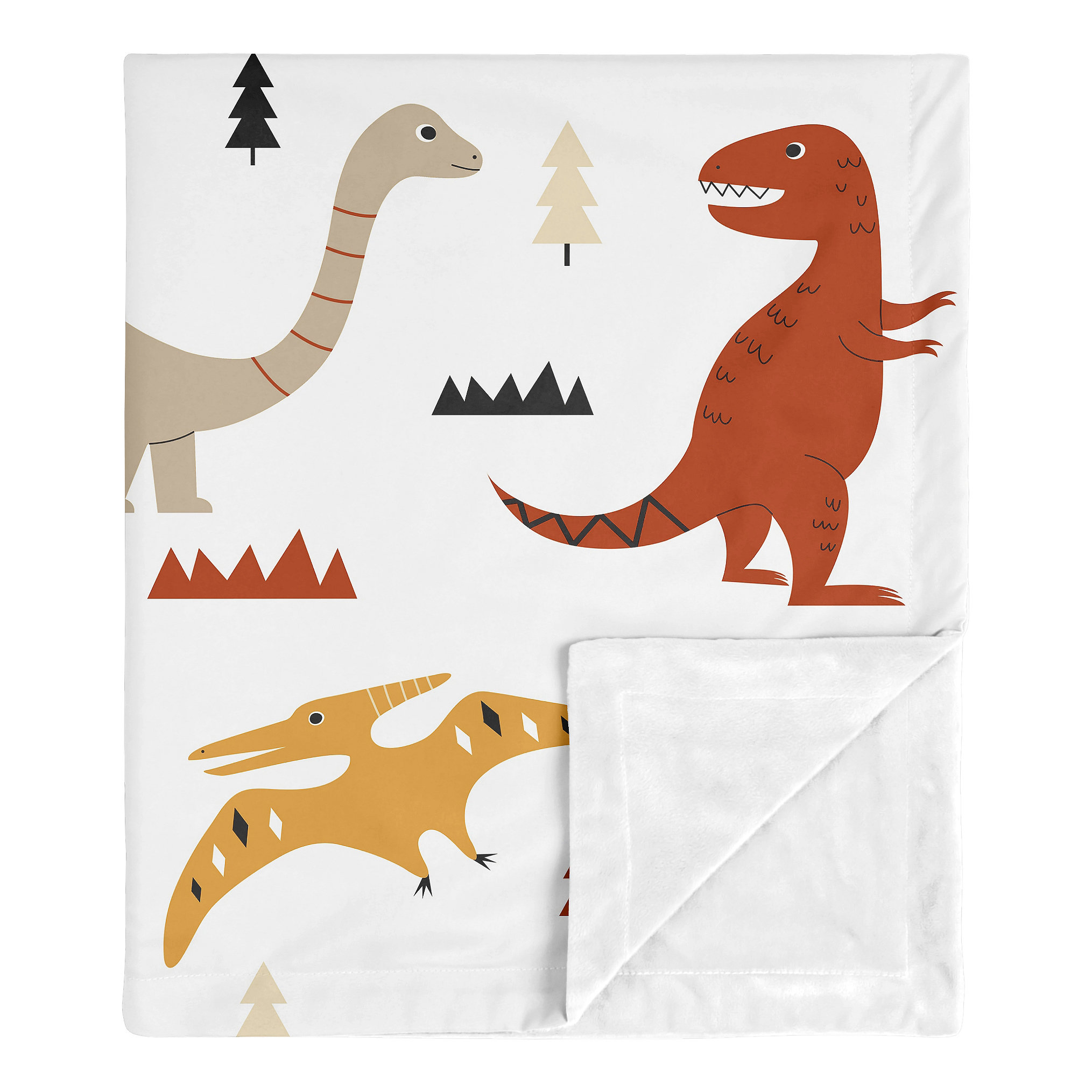 Dinosaur Receiving Blanket
