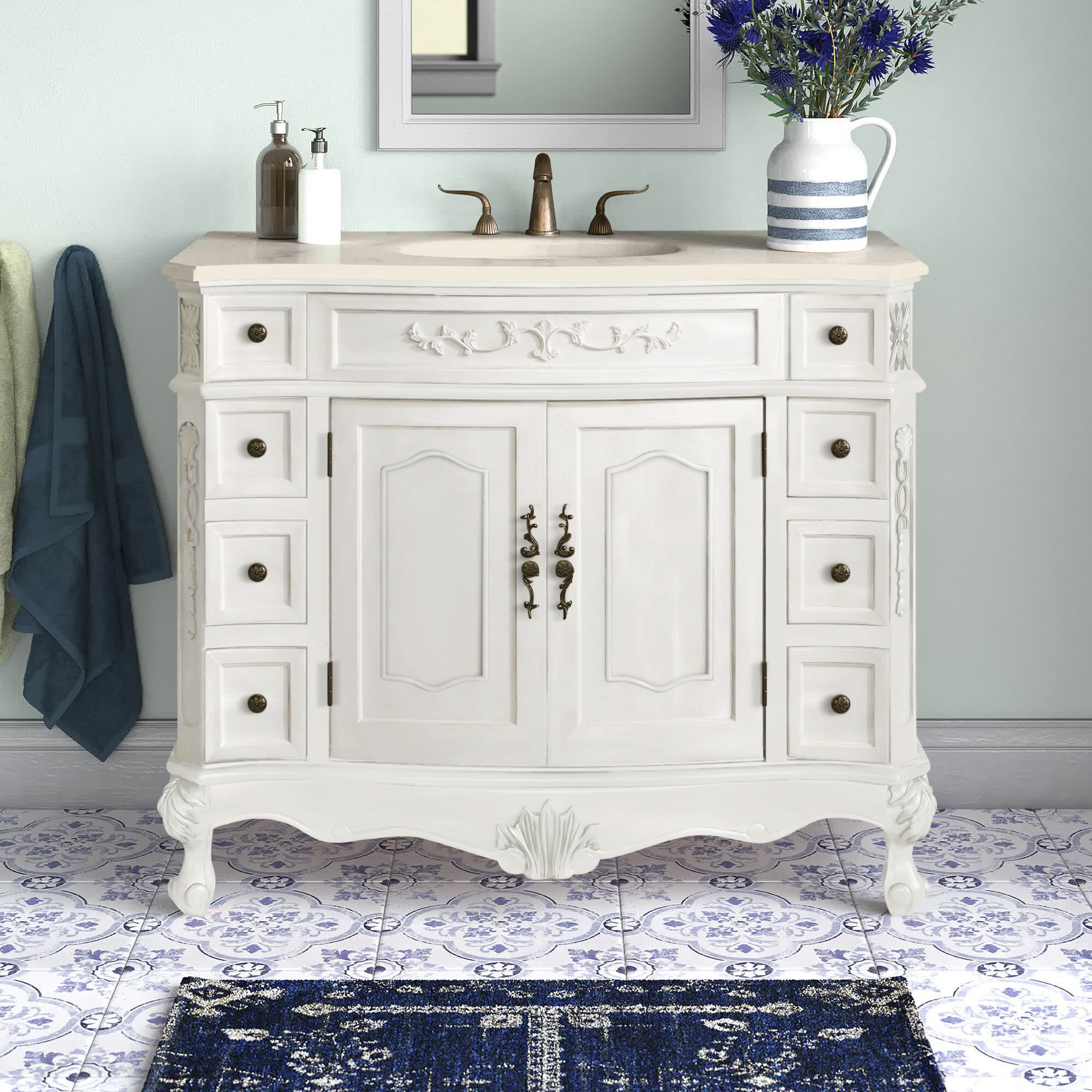 Lark Manor Gondola 42" Single Bathroom Vanity Set & Reviews Wayfair