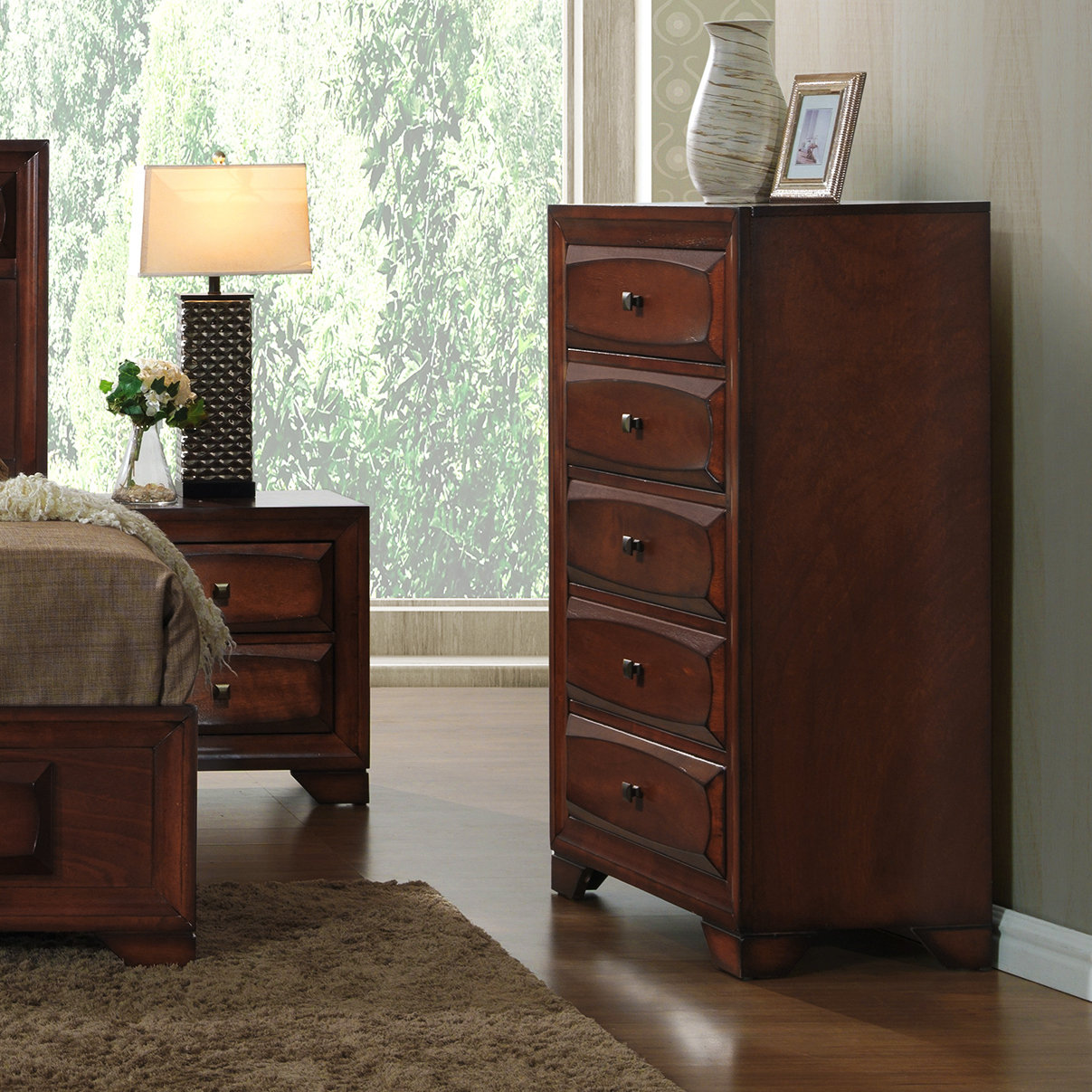 Winston Porter Beagan 5 Drawer Dresser & Reviews Wayfair