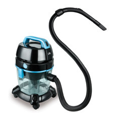 EyeVac Pet Tuxedo Black Touchless Stationary Vacuum for Pet Hair Dust and Debris 