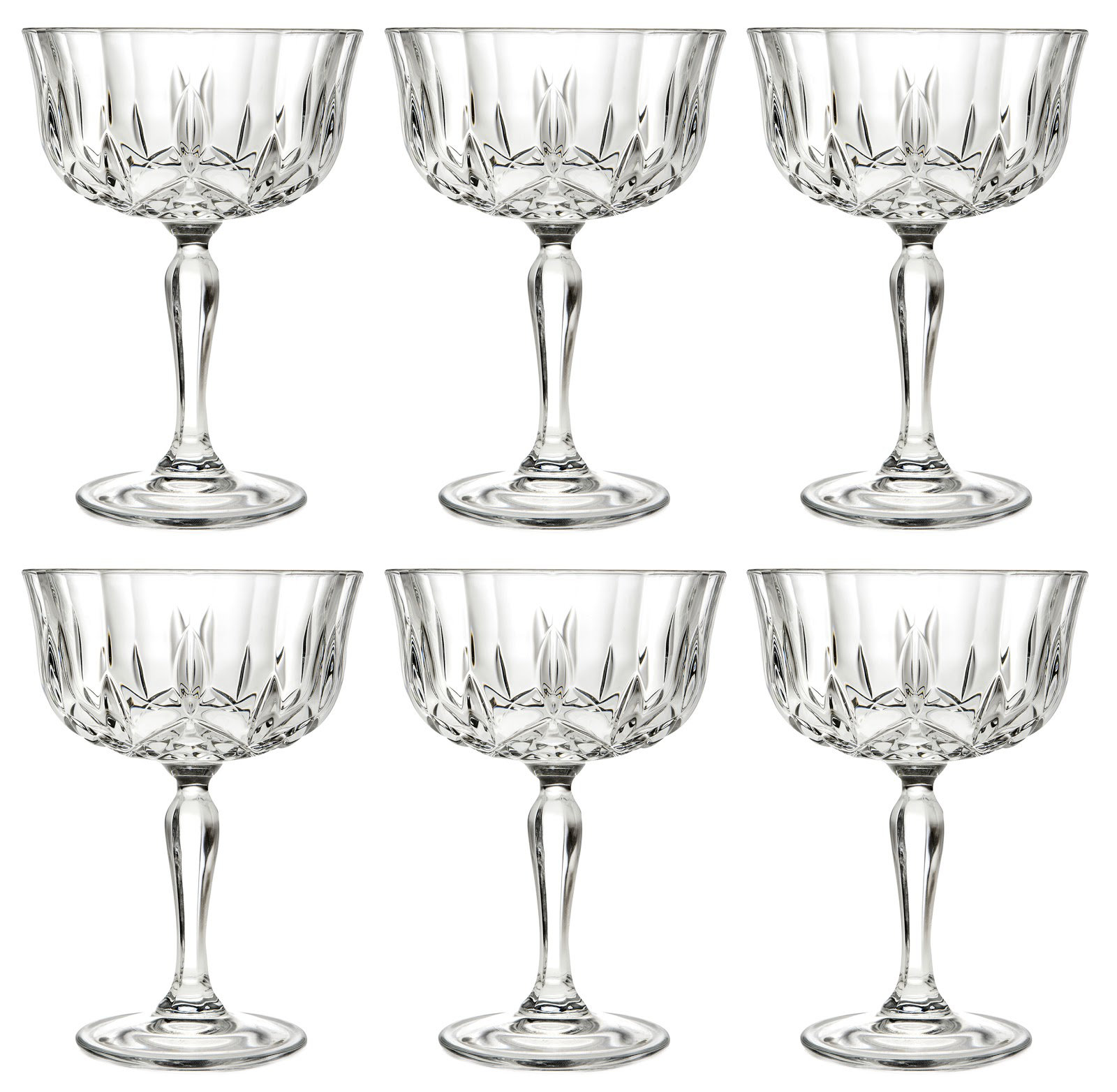 Everly Quinn Champagne Glasses Flute Saucer Belle Coupe Set Of