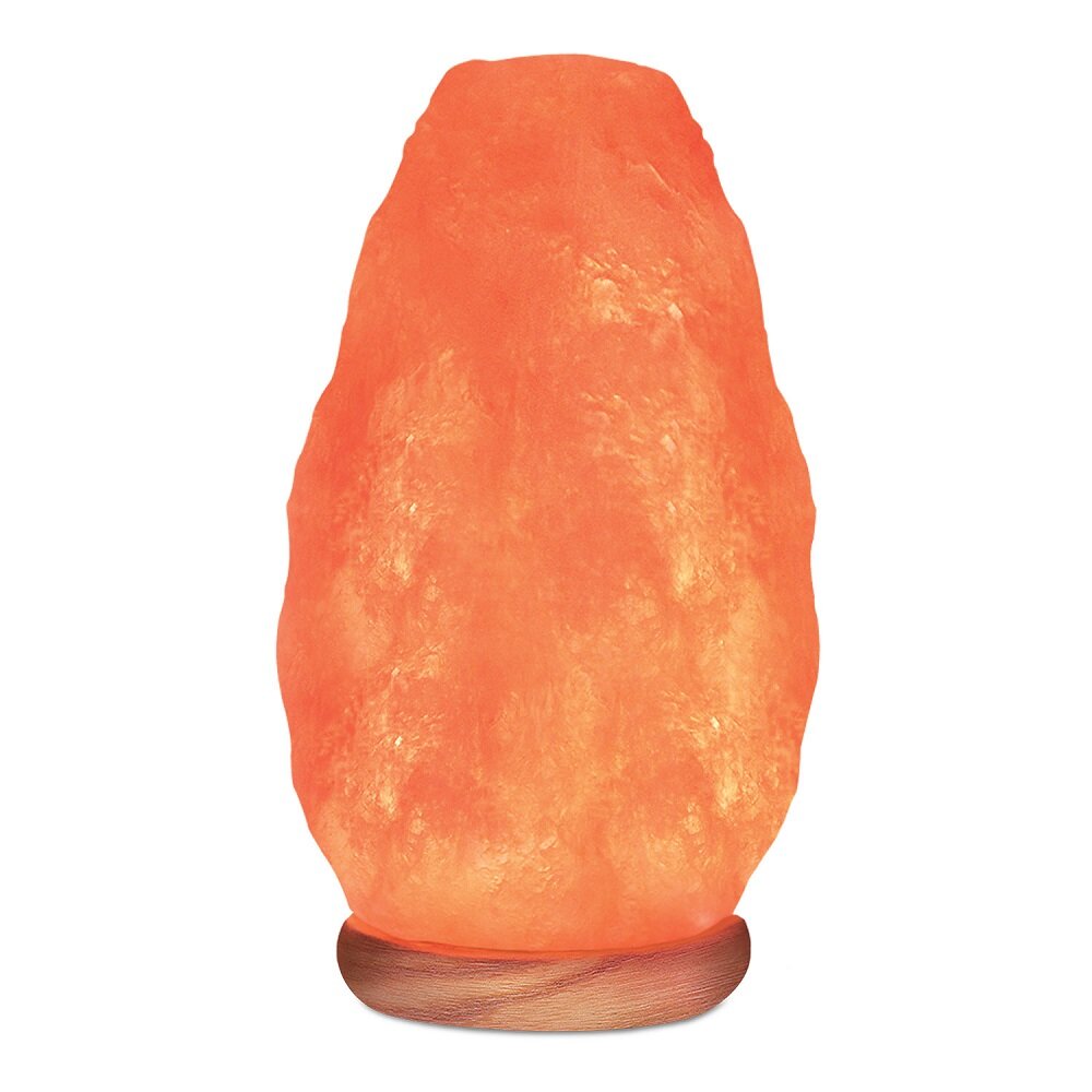YYout Natural Rock Crystal Himalayan Salt Lamp Globe With Dimmable Switch 
