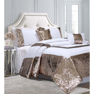 Gold Glitter Bedding | Wayfair