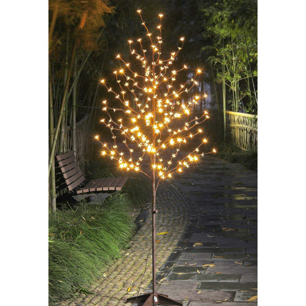 2 ft Tabletop LED Cherry Blossom Tree with Branches Warm White 