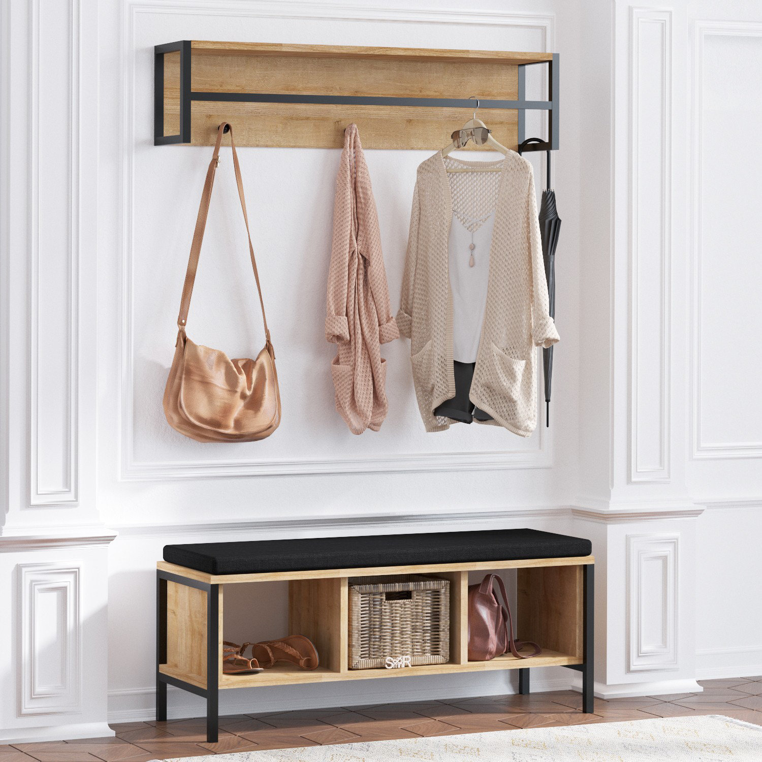Bless international Hall Tree with Bench & Reviews | Wayfair