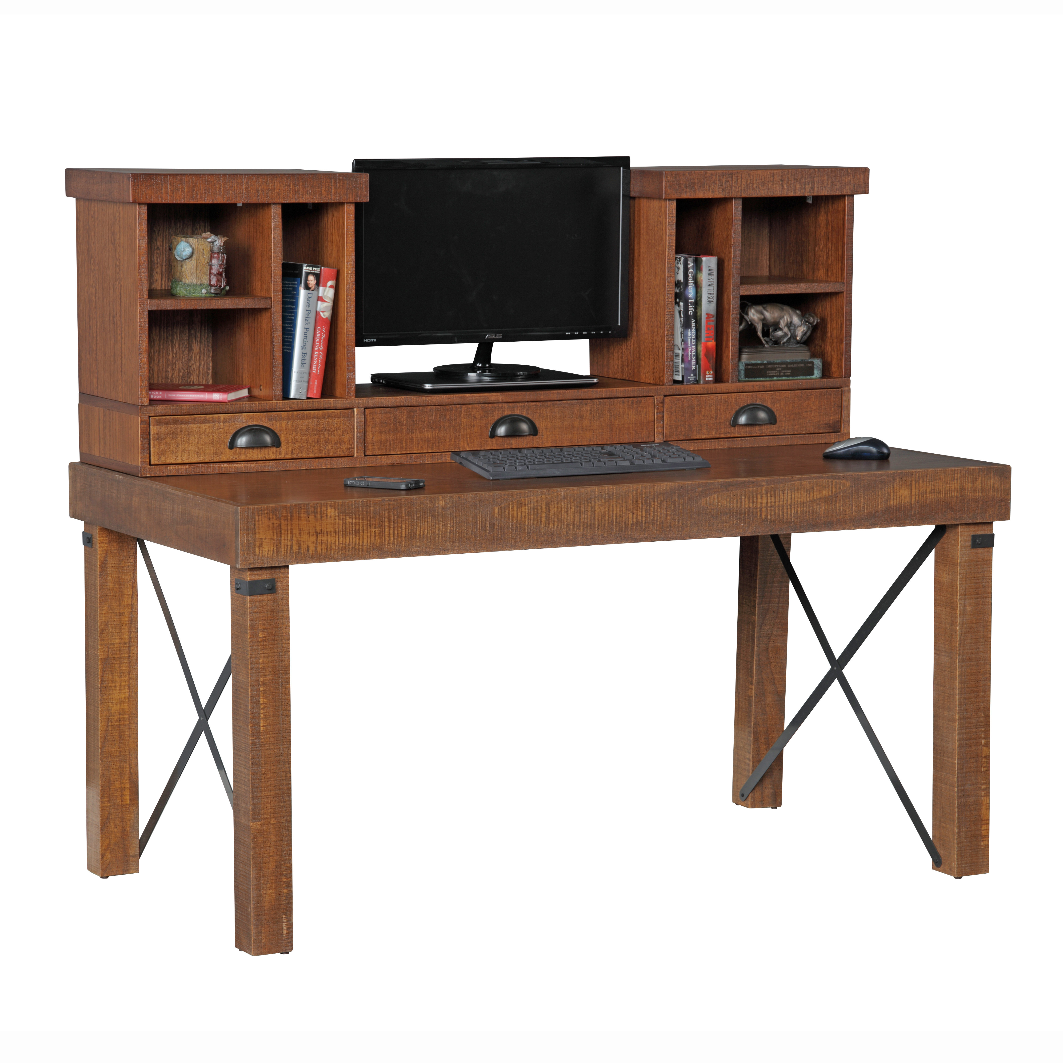 Loon Peak® Dedi Desk with Hutch Wayfair