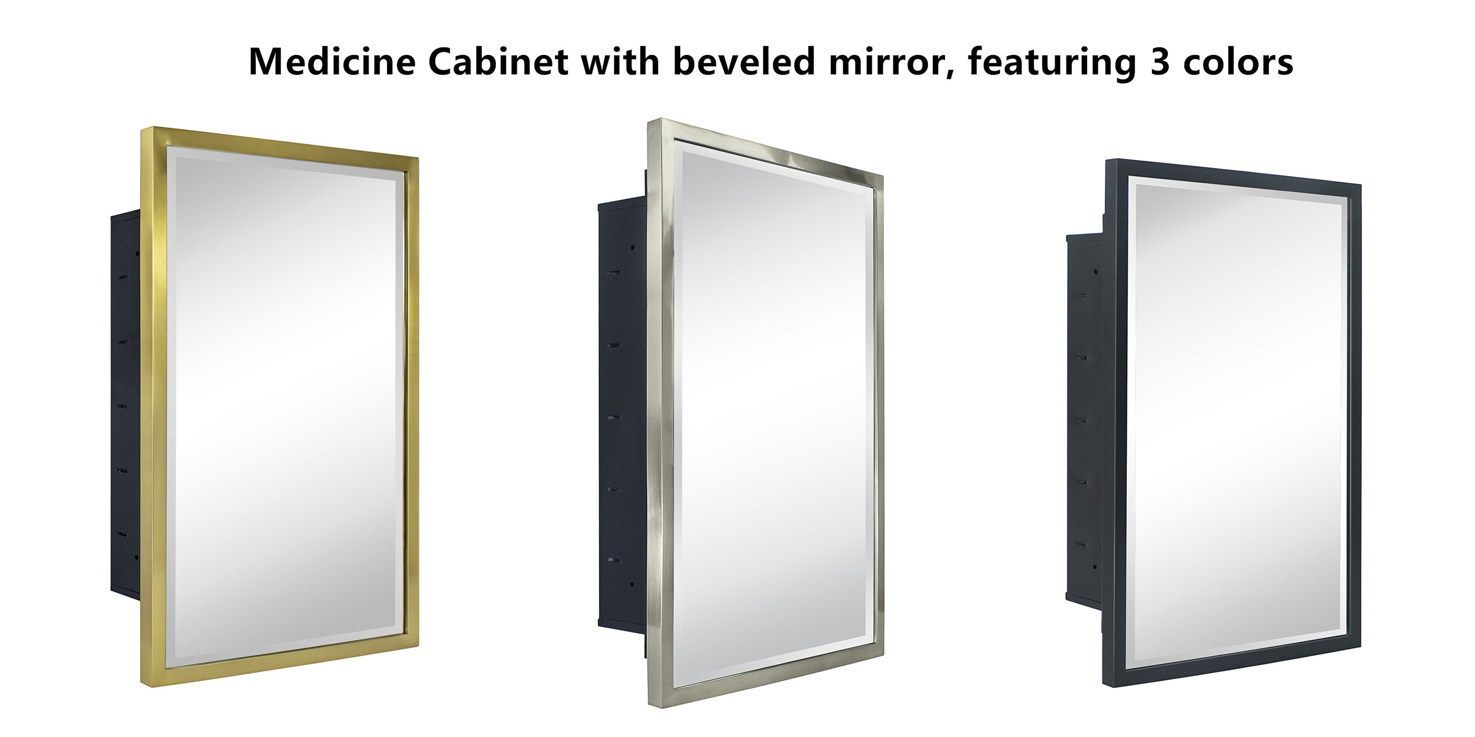 Latitude Run® 16'' W 24'' H Recessed Framed Medicine with