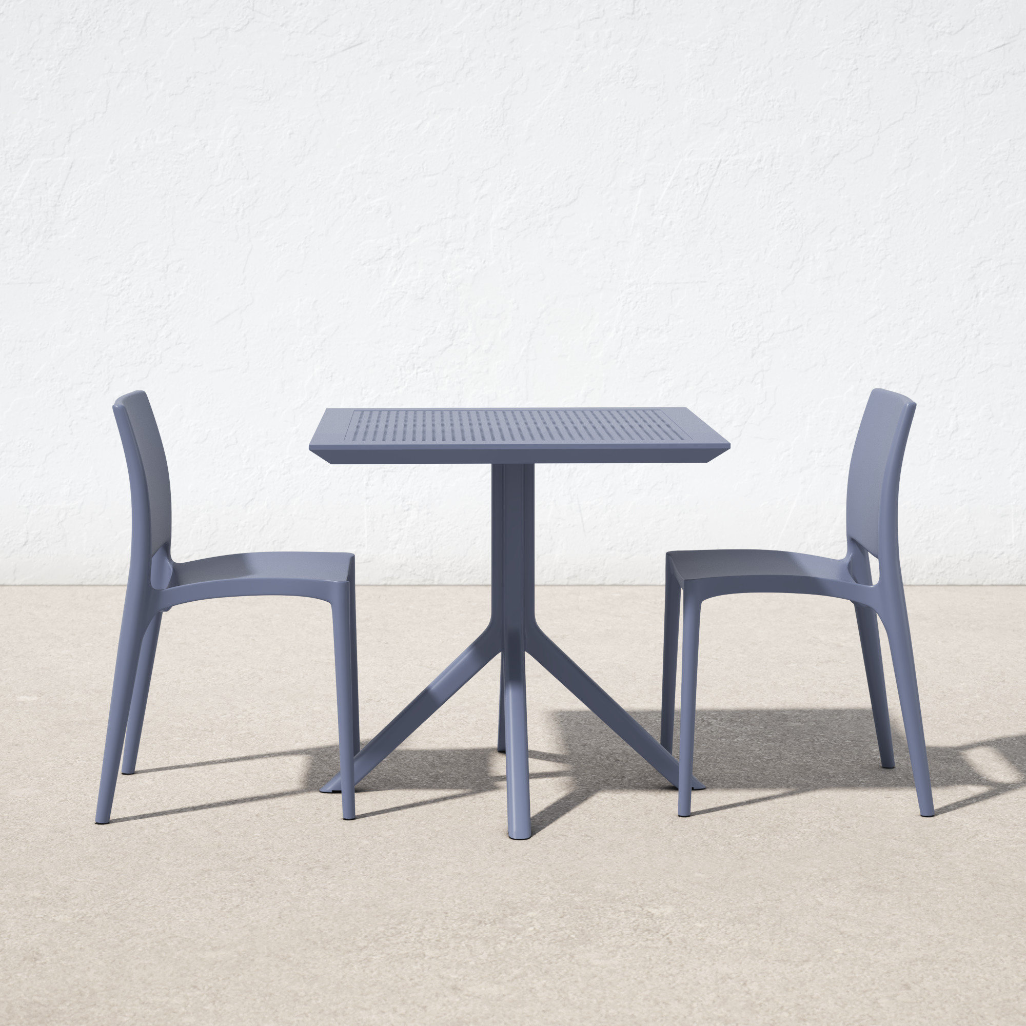 AllModern Farrah Square 2 Person Outdoor Dining Set Wayfair