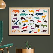 Safari Animal Wall Art | Wayfair