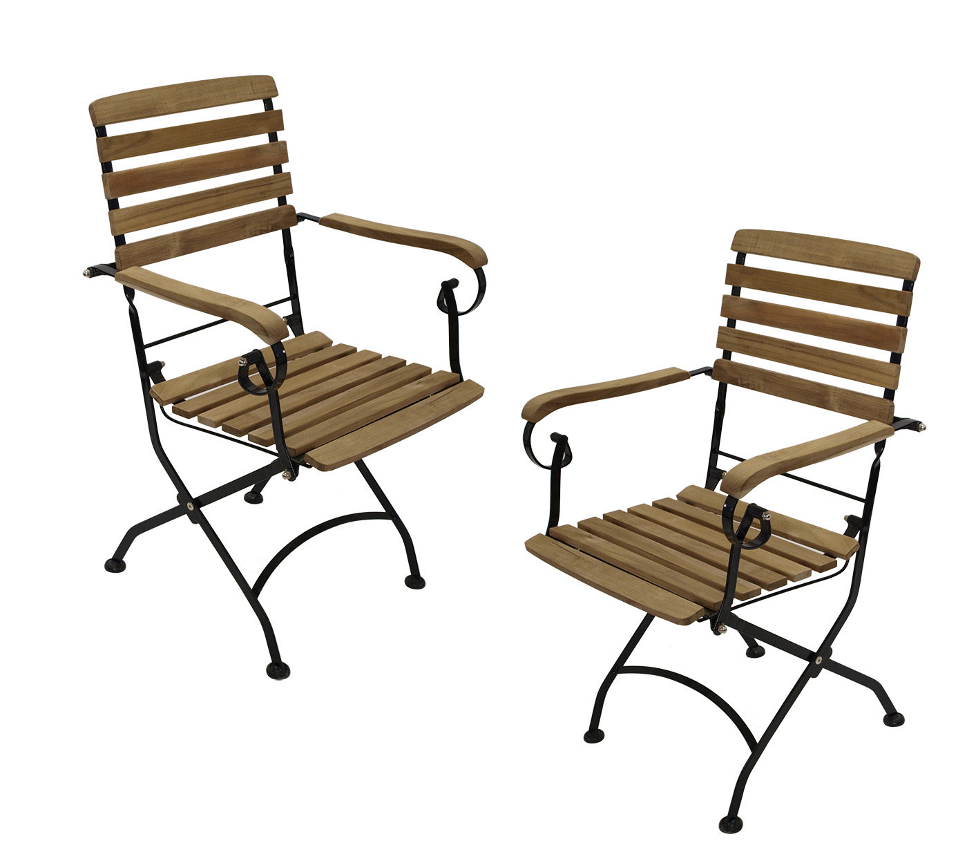Dakota Fields Peashrub Folding Garden Chair Set Wayfair.co.uk