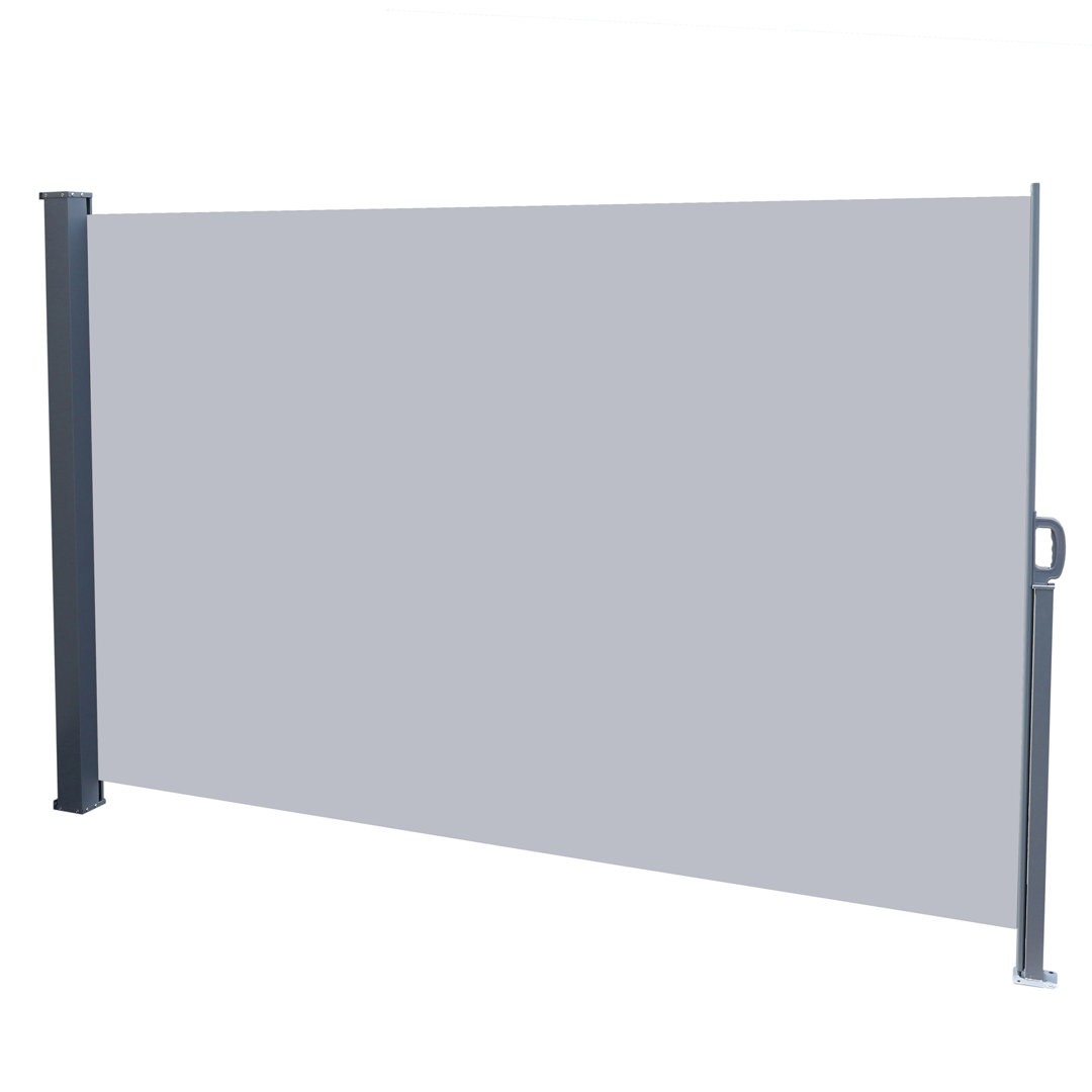 Garten Living 300 cm B x 10 cm T Ausfahrbare Seitenmarkise Abdul-Raqib