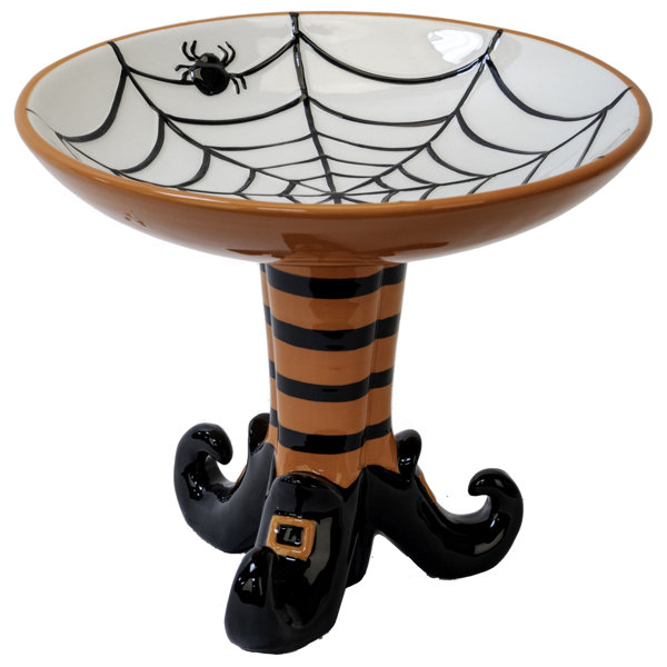 Clearance Sale-New Lot 3 Creepy Halloween Spider Web Party Candy Serving Bowls 
