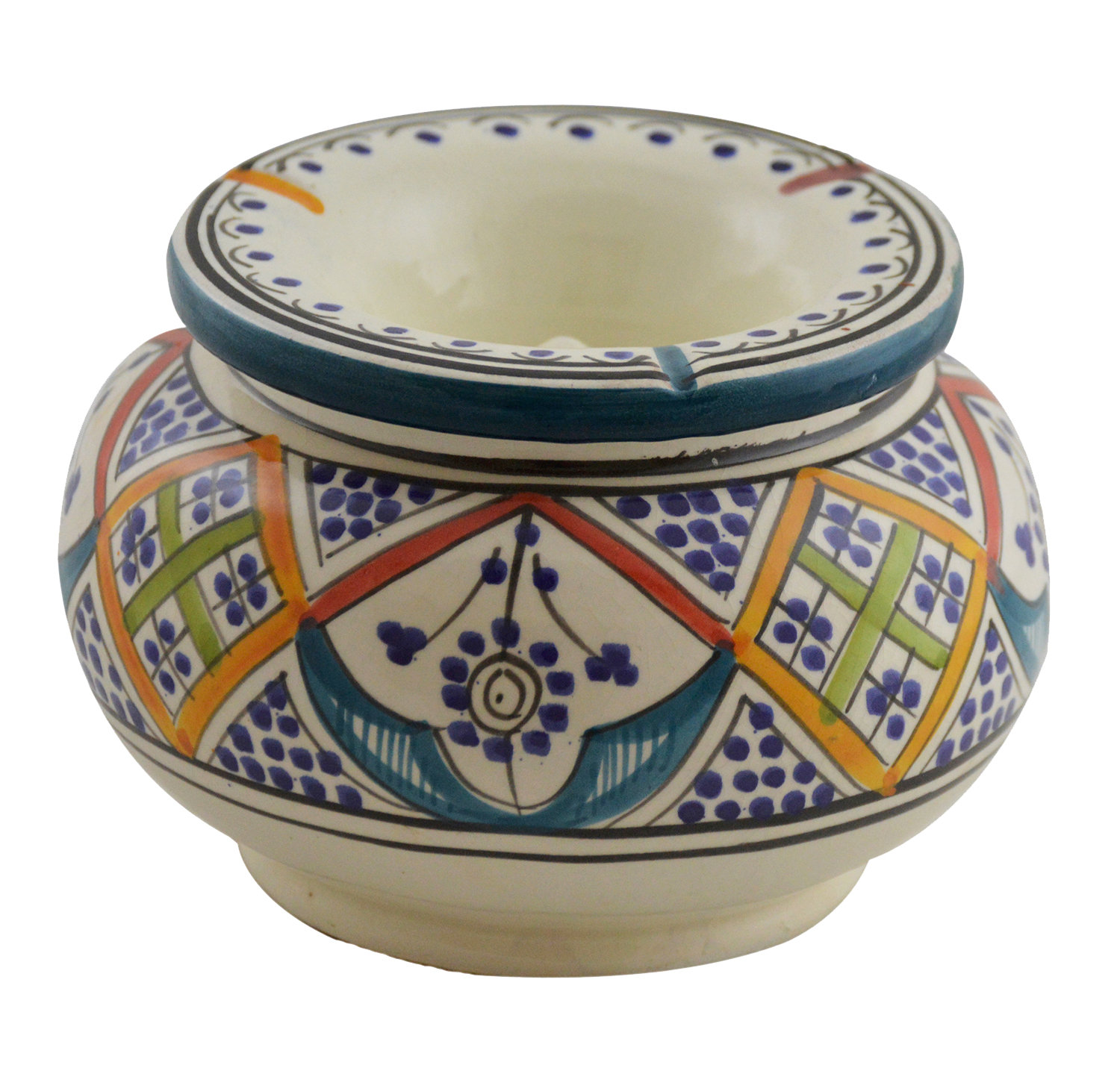 Treasures of Morocco Moroccan Ceramic Handmade Smokeless Ashtrays Wayfair