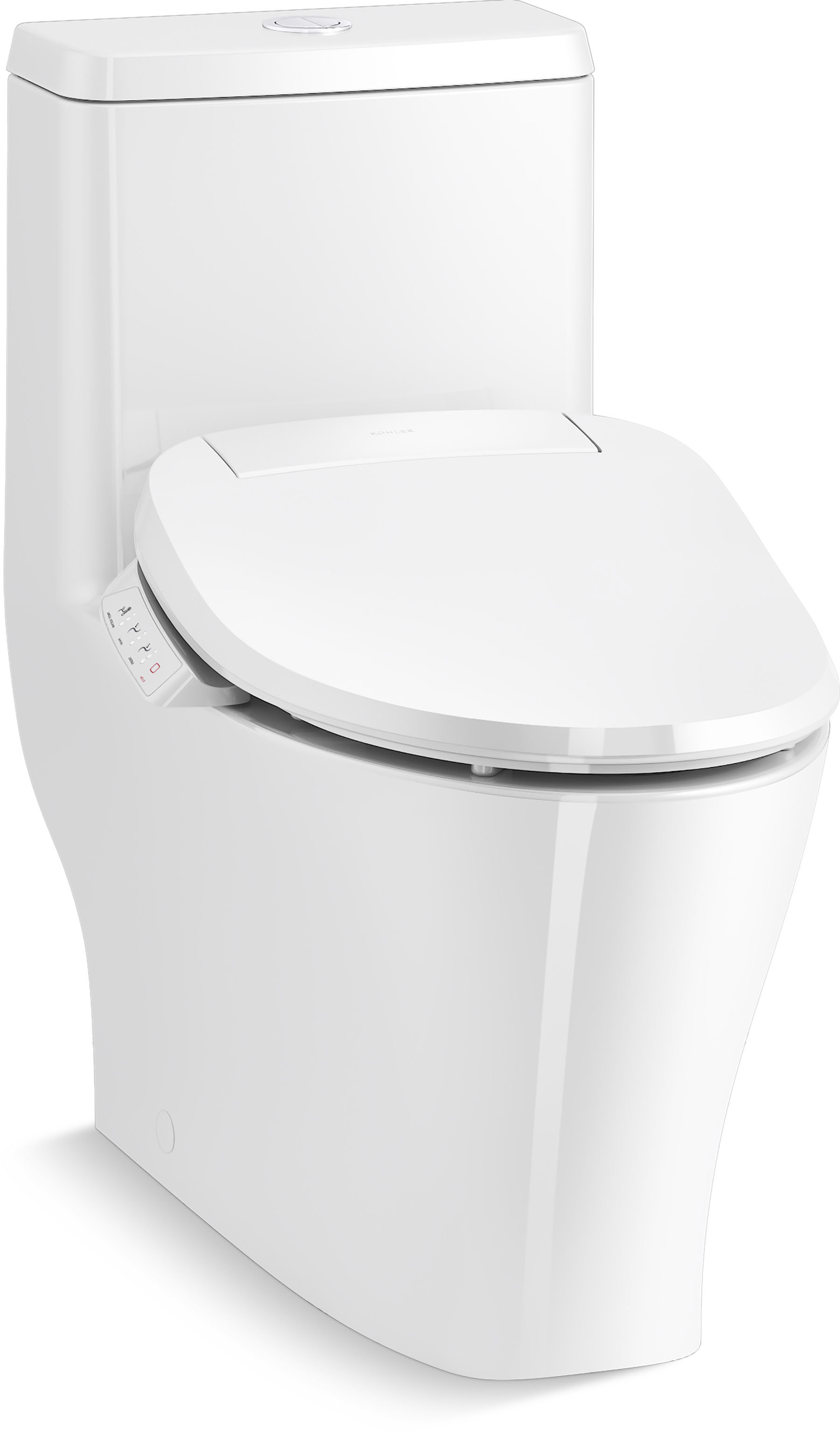 Kohler Reach Up OnePiece Compact Elongated DualFlush Toilet With