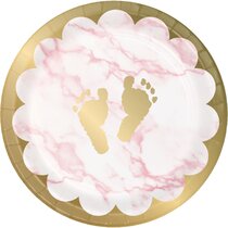 8 PACK OF 7 INCH PLATES-CHECK OUT MY  STORE PRECIOUS BABY SHOWER 