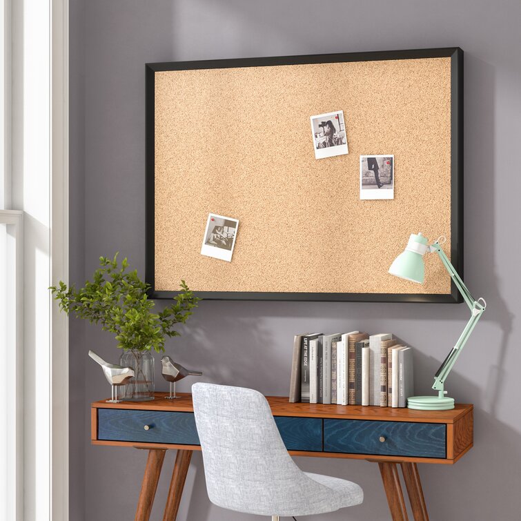 Notice Pin BoardAluminum Framed Memo Board for Office and Home Use 
