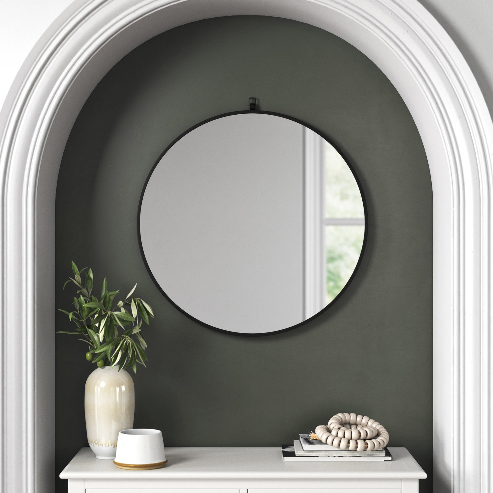 Cassie Round Wall Mirror