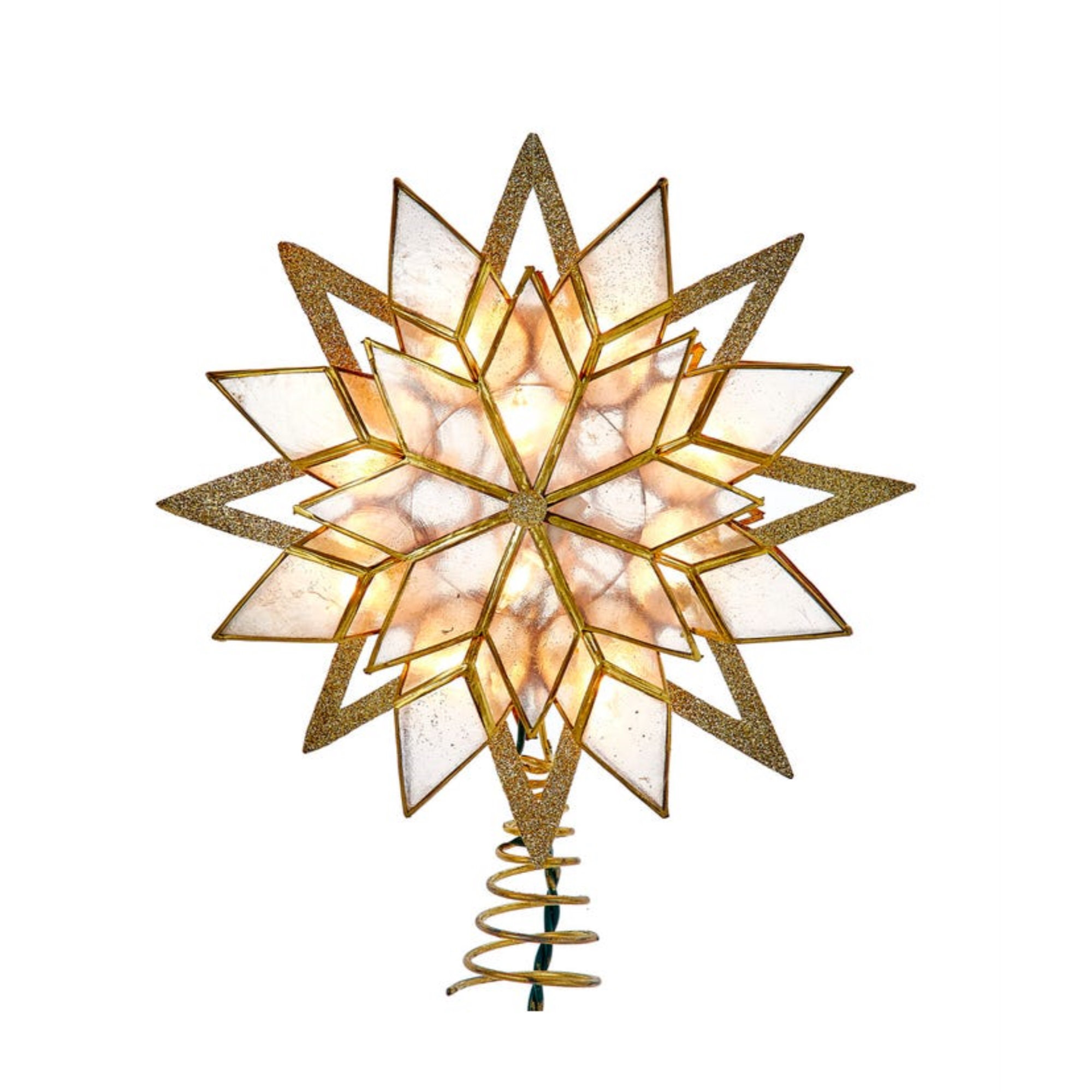 Kurt Adler Capiz Star Tree Topper & Reviews Wayfair