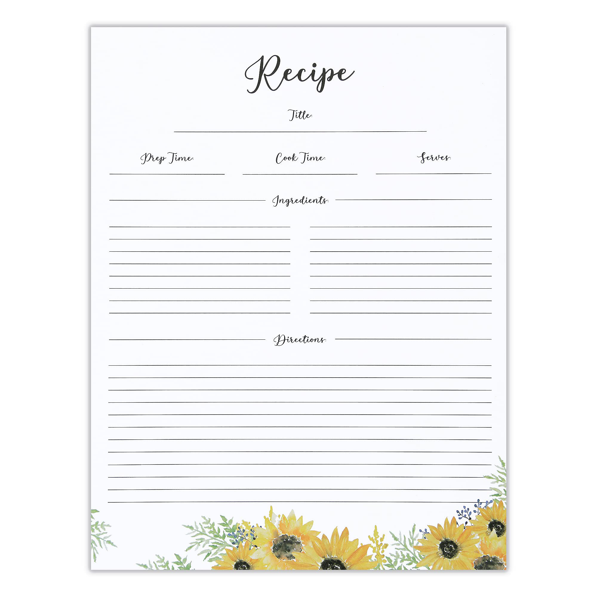 Outshine Co Outshine Premium Recipe Notecard | Wayfair