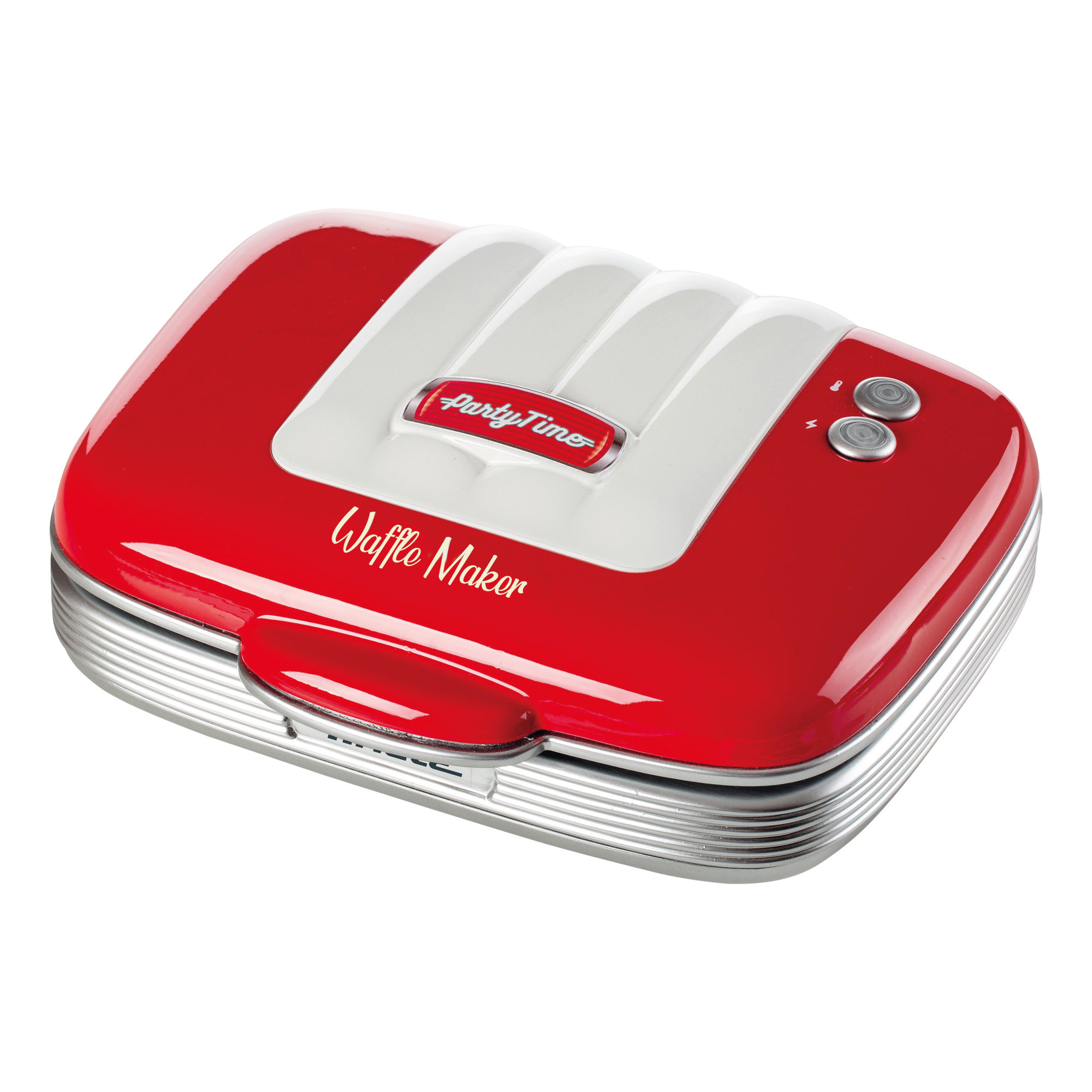 red waffle iron