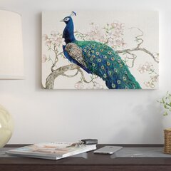 Details about   AMAZING PEACOCK Horizontal Framed Premium Gallery Wrap Canvas 