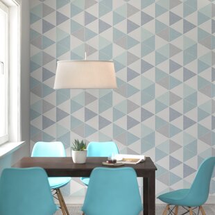 Pink Scandi Triangle Wallpaper Apex Modern Luxury Abstract Geometric Arthouse 