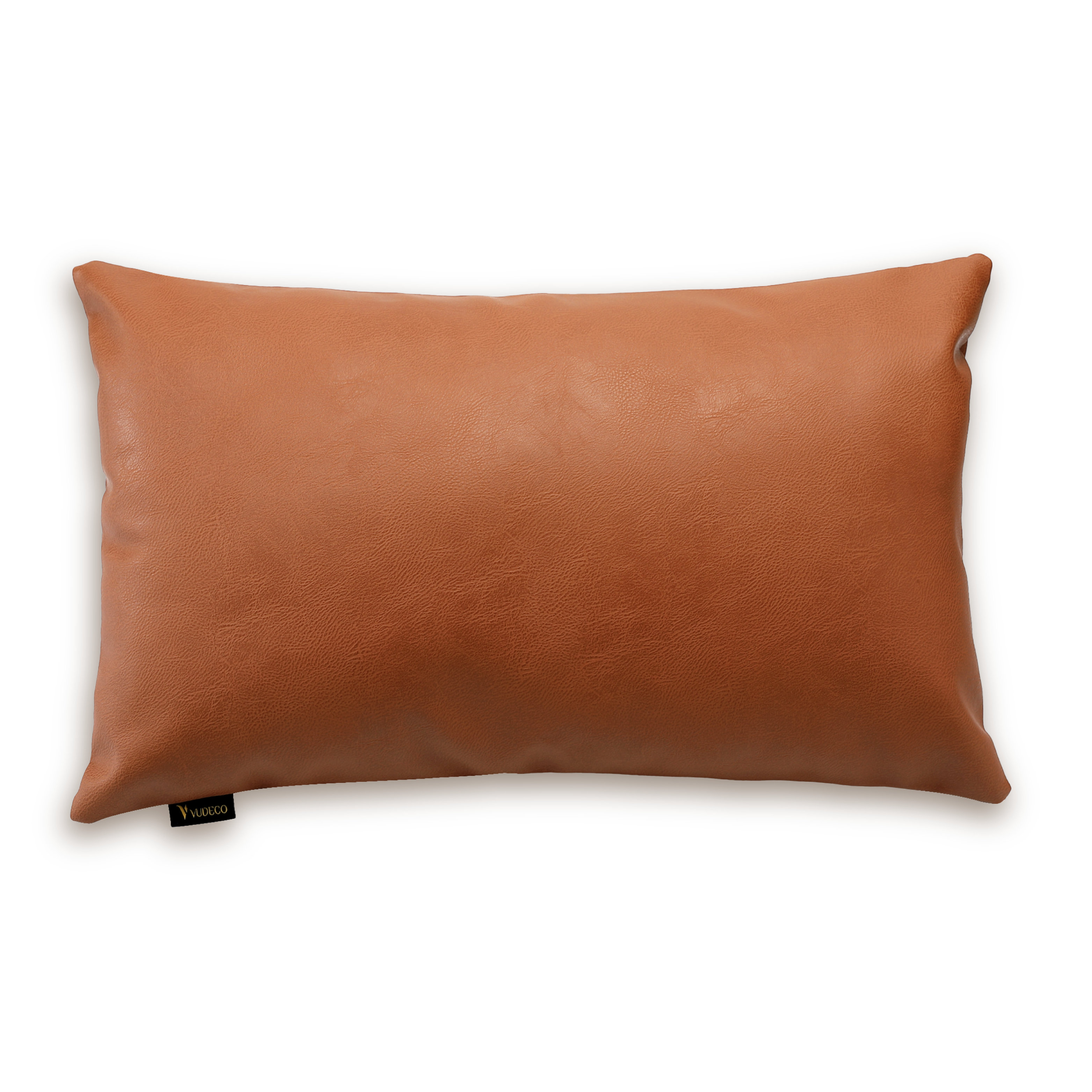 VUDECO No Decorative Addition Faux Leather Pillow Cover & Reviews Wayfair