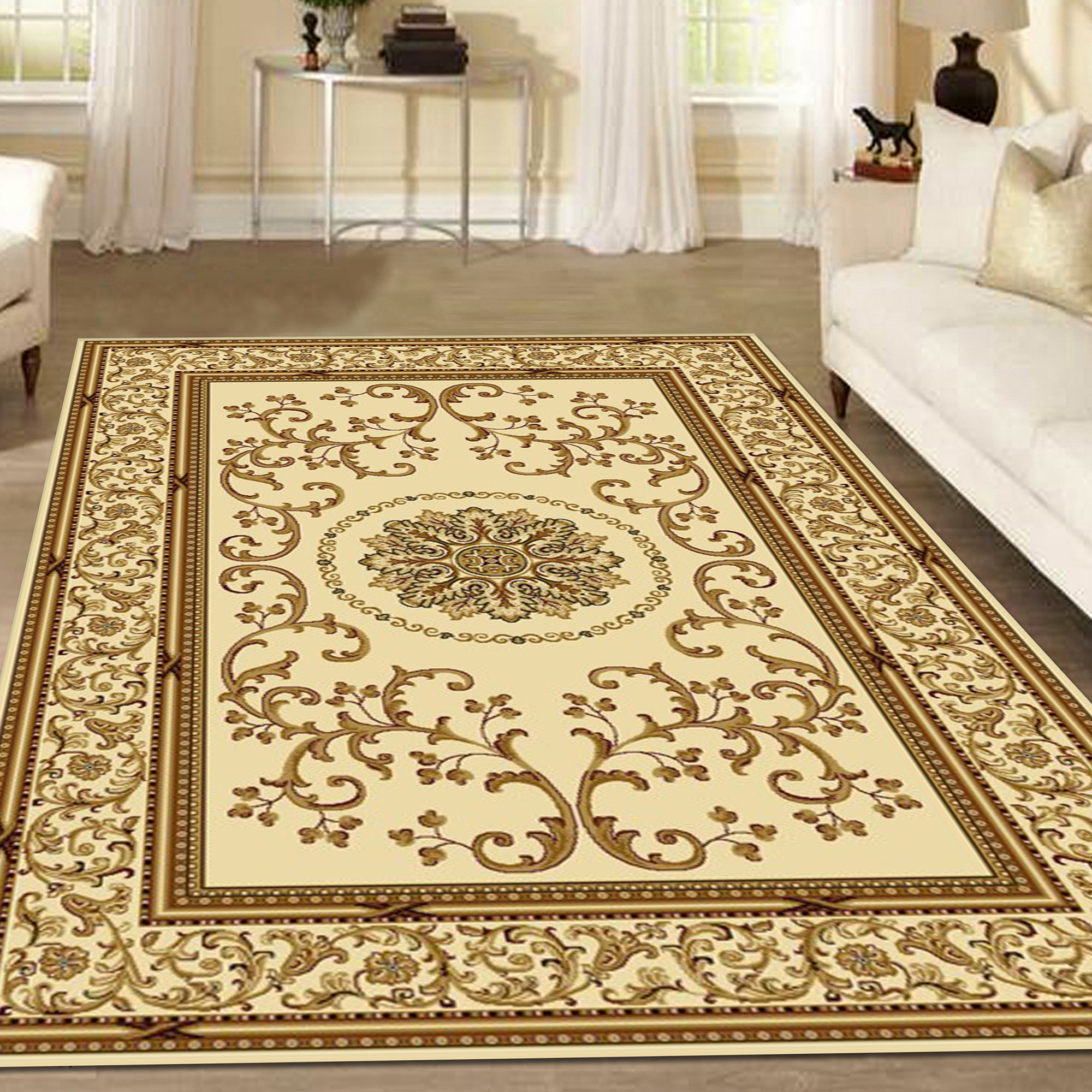 The Conestoga Trading Co. Kansas Oriental Ivory Area Rug & Reviews