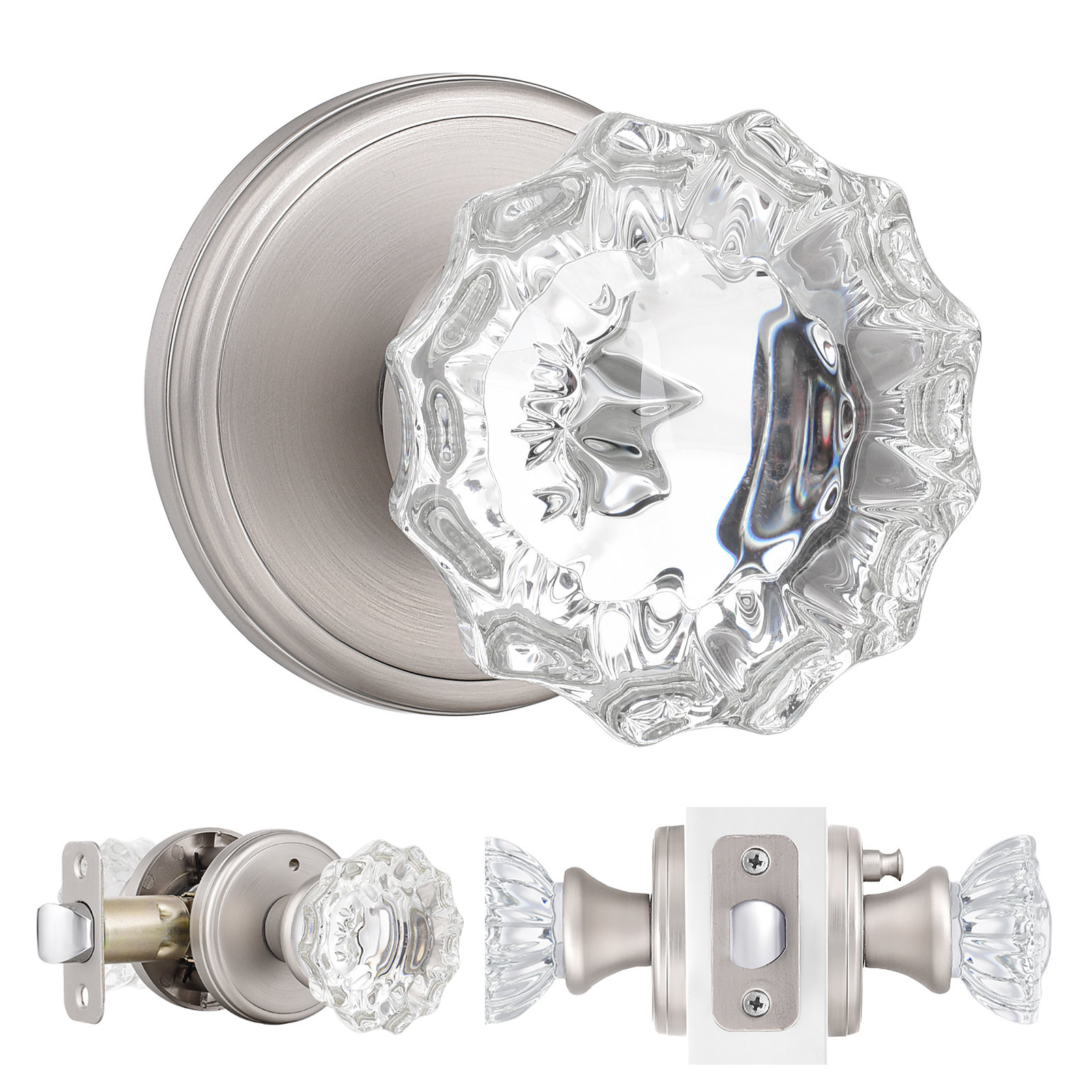 coolnews Crystal Privacy Door Knobs & Reviews Wayfair