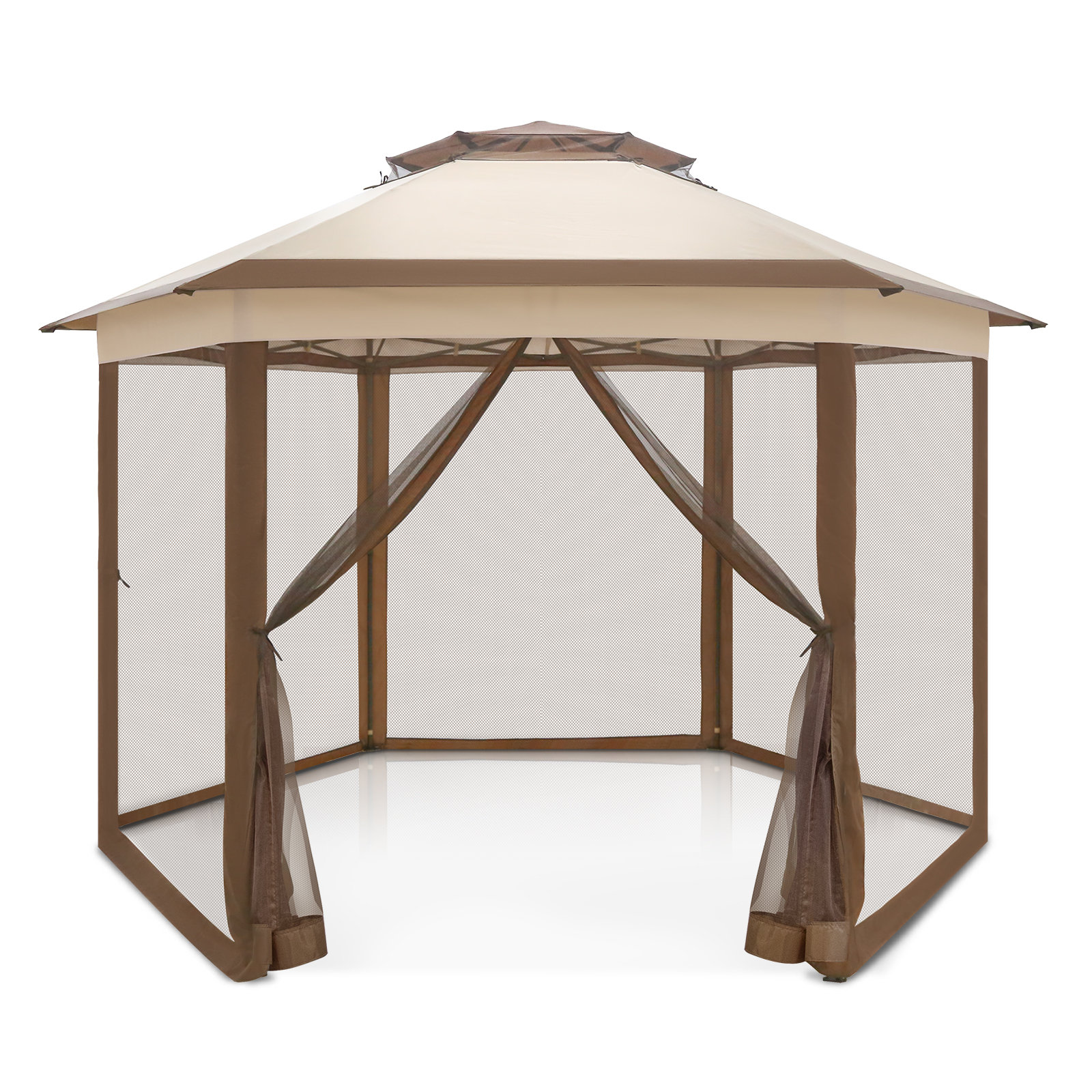 EAGLE PEAK 13 Ft. W x 13 Ft. D Metal PopUp Gazebo Wayfair