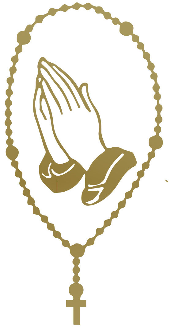 The Decal Guru Catholic Rosary Wall Decal | Wayfair