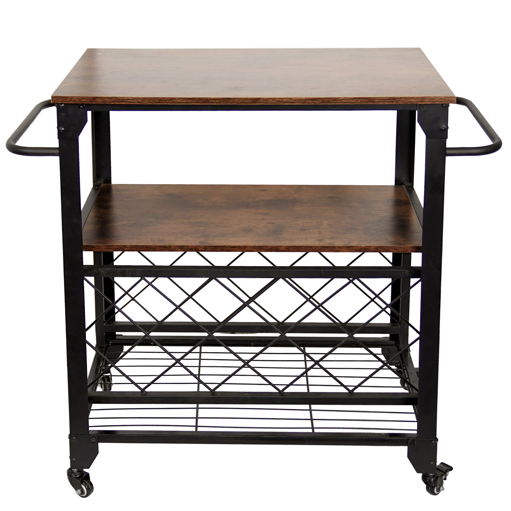 17 Stories Mobile Wine Bar Cart Wayfair