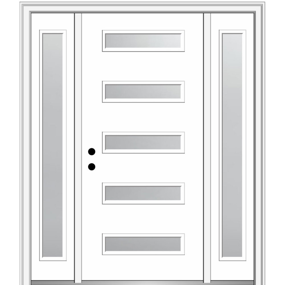 Verona Home Design Primed Prehung Front Entry Doors | Wayfair